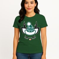 Christmas Unicorn Reindeer Womens T-Shirt