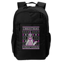 Christmas Unicorn Ugly Sweater Backpack
