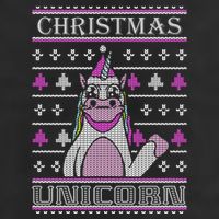Christmas Unicorn Ugly Sweater 25L Jumbo Tote