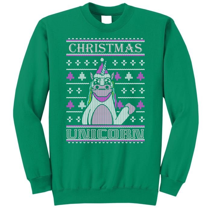 Christmas Unicorn Ugly Sweater Sweatshirt