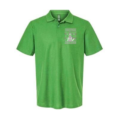 Christmas Unicorn Ugly Sweater Polo
