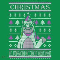 Christmas Unicorn Ugly Sweater Magnet