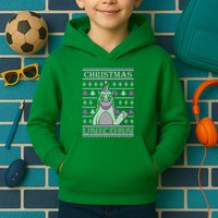 Christmas Unicorn Ugly Sweater Kids Hoodie