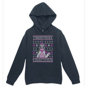 Christmas Unicorn Ugly Sweater Urban Pullover Hoodie