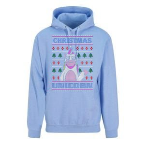 Christmas Unicorn Ugly Sweater Unisex Surf Hoodie