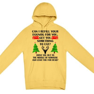 Christmas Vacation Quote Left For Dead Premium Pullover Hoodie