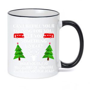 Christmas Vacation Quote Left For Dead 11oz Black Color Changing Mug