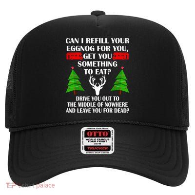 Christmas Vacation Quote Left For Dead High Crown Mesh Back Trucker Hat