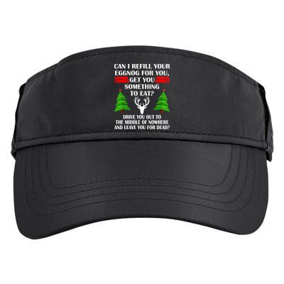 Christmas Vacation Quote Left For Dead Adult Drive Performance Visor
