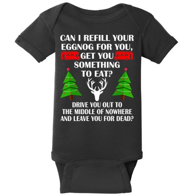 Christmas Vacation Quote Left For Dead Baby Bodysuit