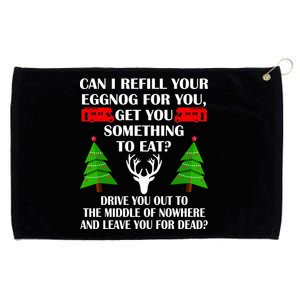 Christmas Vacation Quote Left For Dead Grommeted Golf Towel