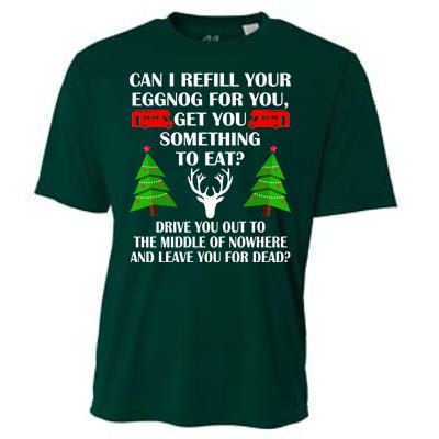 Christmas Vacation Quote Left For Dead Cooling Performance Crew T-Shirt