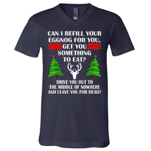 Christmas Vacation Quote Left For Dead V-Neck T-Shirt