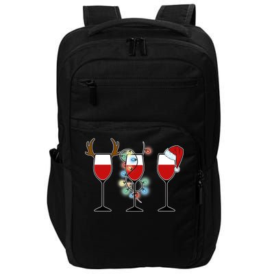 Christmas Wine Party Impact Tech Backpack