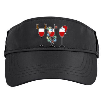 Christmas Wine Party Adult Drive Performance Visor