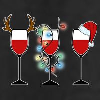 Christmas Wine Party 11oz C Handle Ceramic Mug