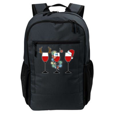 Christmas Wine Party Daily Commute Backpack