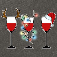 Christmas Wine Party Cotton Canvas Backpack