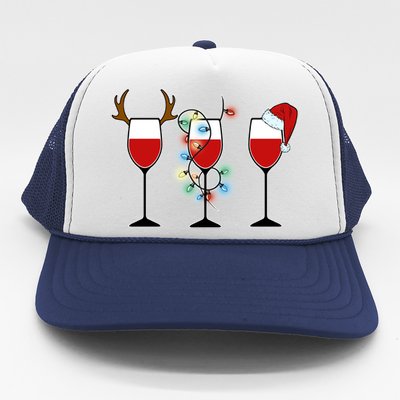 Christmas Wine Party Trucker Hat