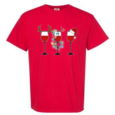 Christmas Wine Party Garment-Dyed Heavyweight T-Shirt