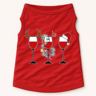 Christmas Wine Party Doggie Tank