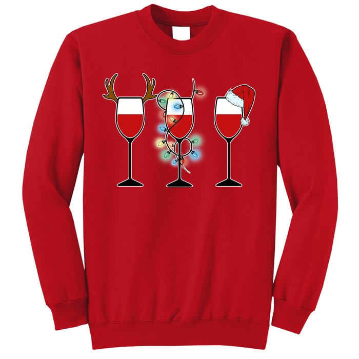 Christmas Wine Party Sweatshirt