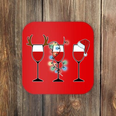 Christmas Wine Party Coaster