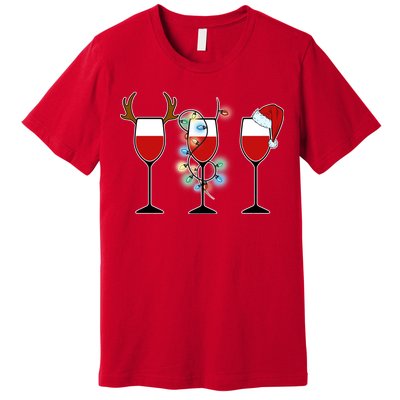 Christmas Wine Party Premium T-Shirt