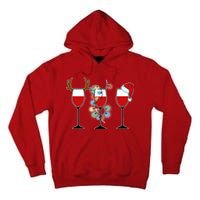 Christmas Wine Party Tall Hoodie