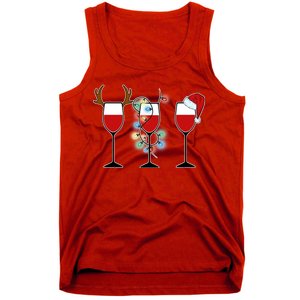 Christmas Wine Party Tank Top