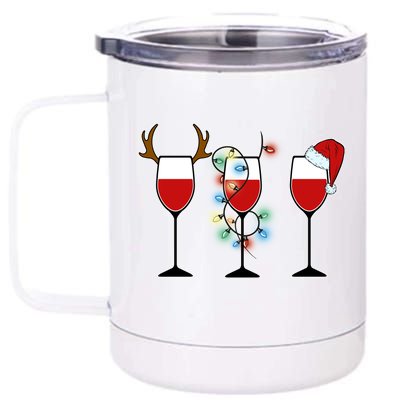 Christmas Wine Party 12 oz Stainless Steel Tumbler Cup