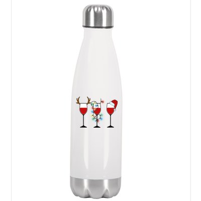 Christmas Wine Party Stainless Steel Insulated Water Bottle