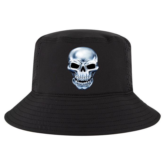 Chrome Skull Cool Comfort Performance Bucket Hat