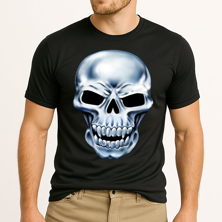 Chrome Skull Performance Shirt