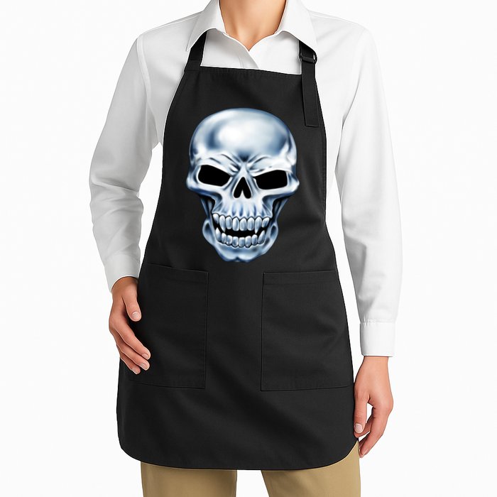Chrome Skull Apron
