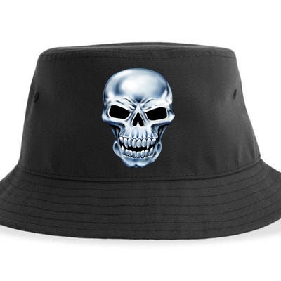 Chrome Skull Sustainable Bucket Hat