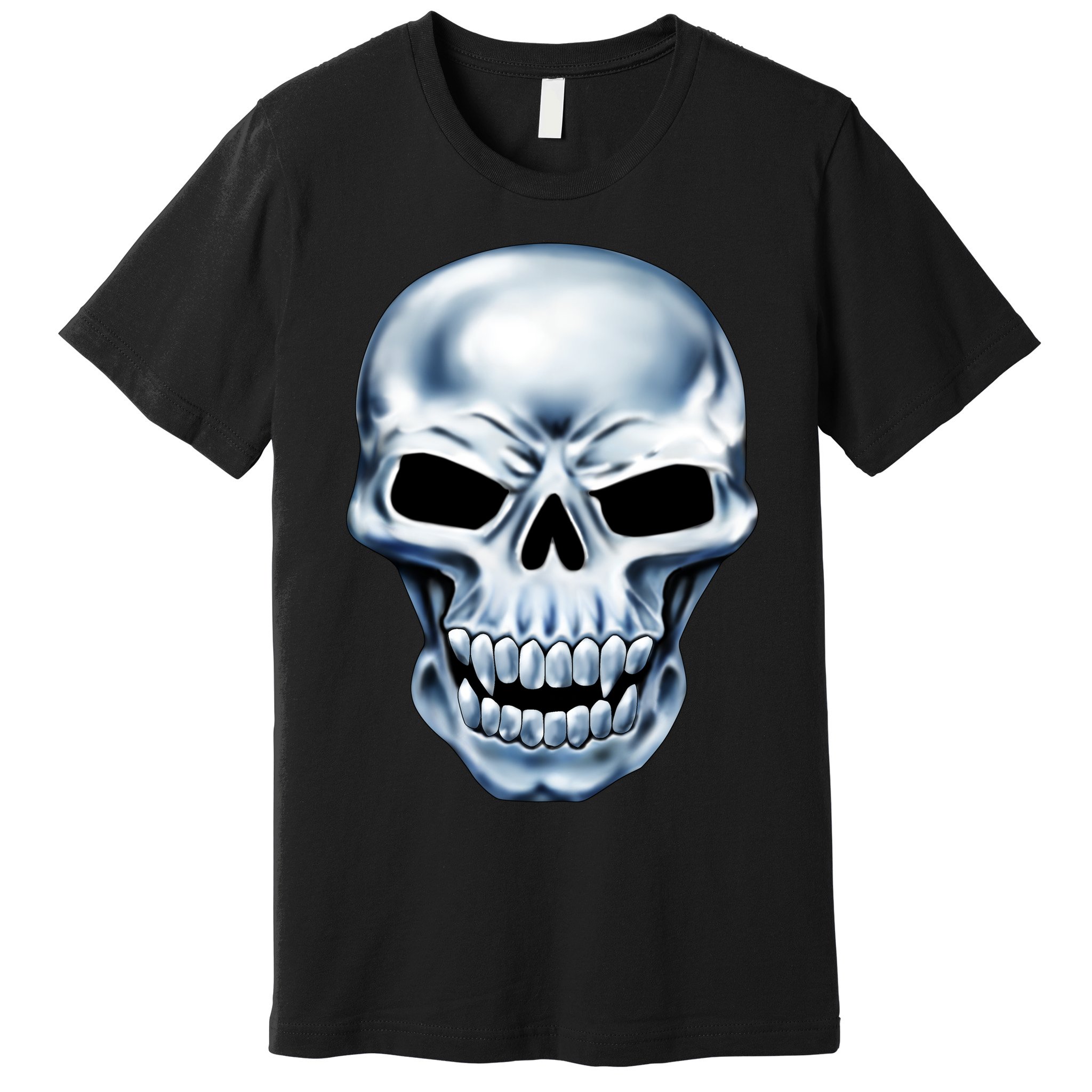Chrome Skull Premium T-Shirt