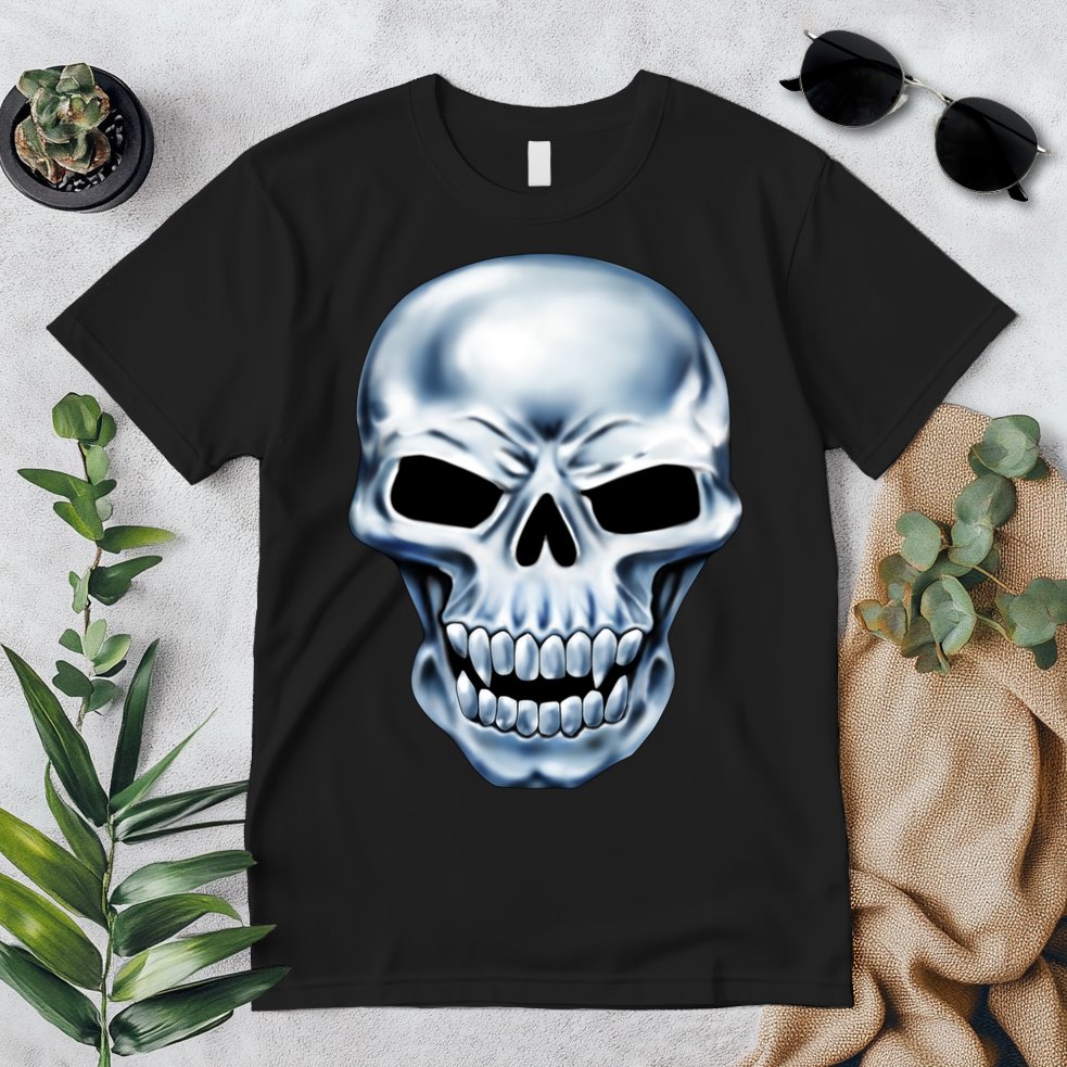 Chrome Skull Premium T-Shirt
