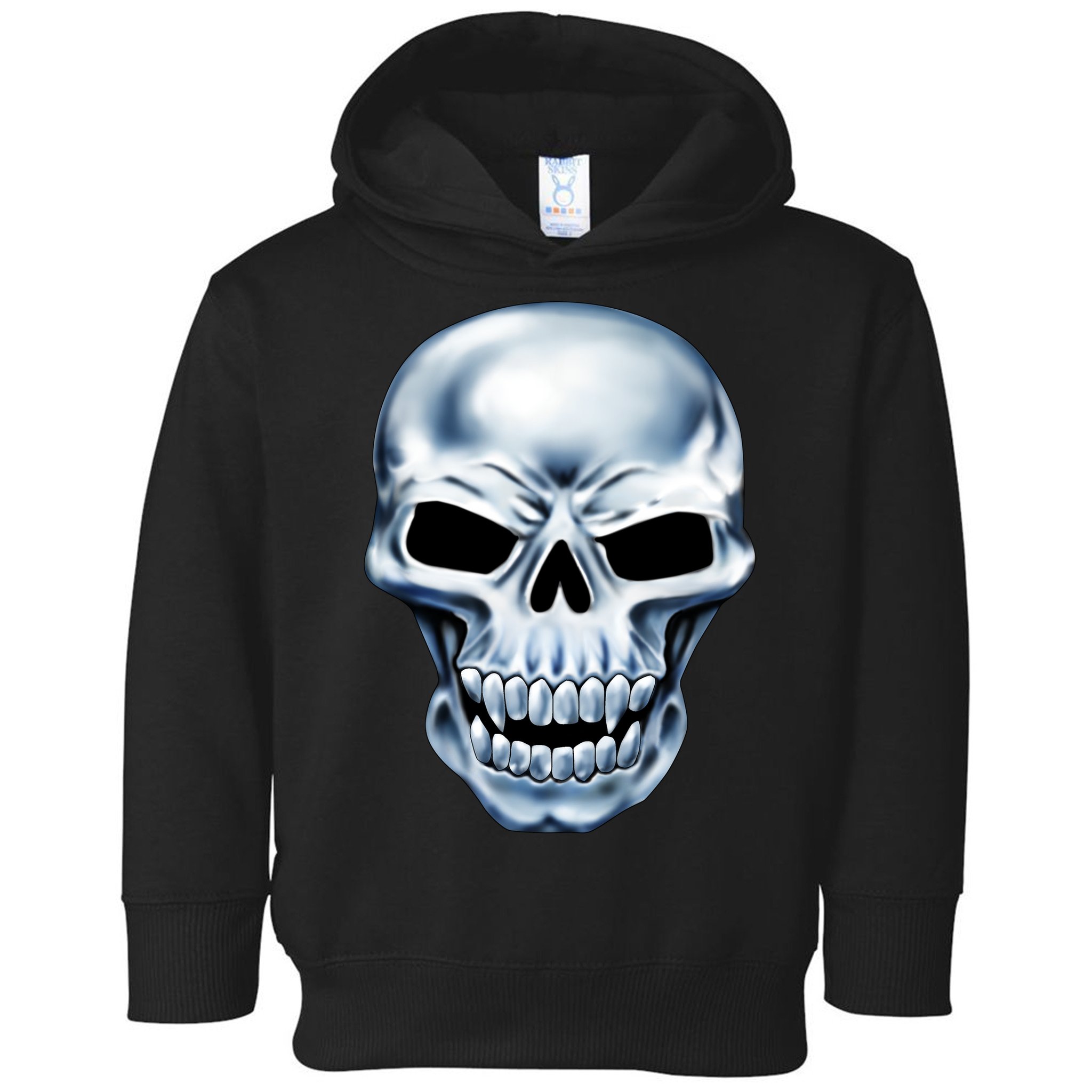 Chrome Skull Toddler Hoodie
