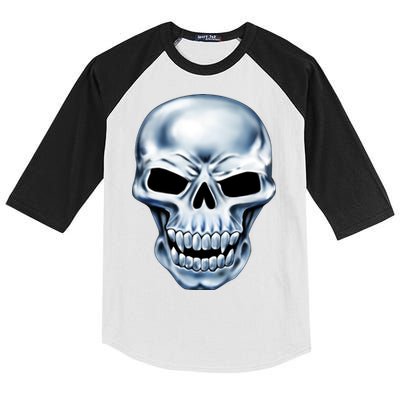 Chrome Skull Kids Colorblock Raglan Jersey