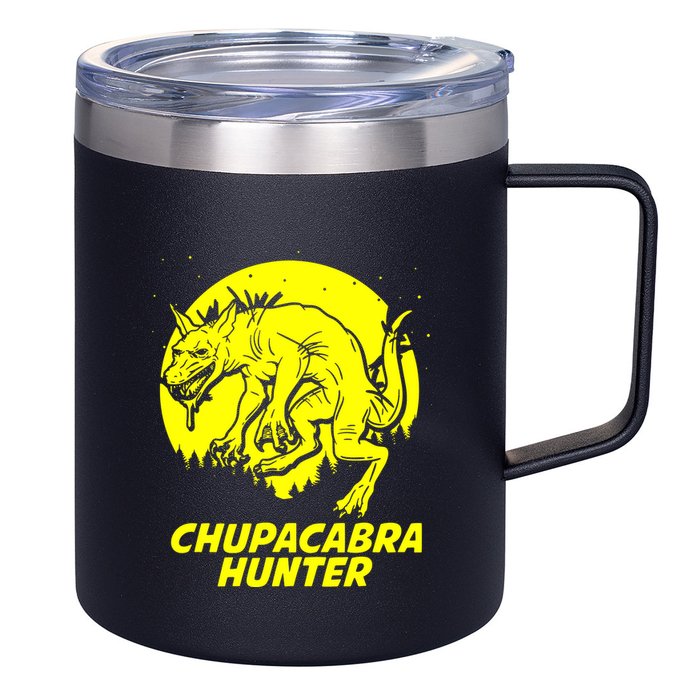 Chupacabra Hide & Seek Hunter Champion Cryptid 12oz Stainless Steel Coffee Mug
