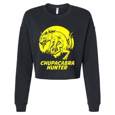 Chupacabra Hide & Seek Hunter Champion Cryptid Cropped Pullover Crew