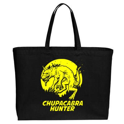 Chupacabra Hide & Seek Hunter Champion Cryptid Cotton Canvas Jumbo Tote