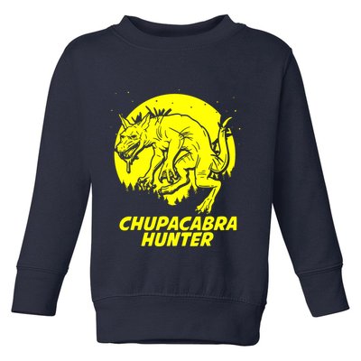 Chupacabra Hide & Seek Hunter Champion Cryptid Toddler Sweatshirt