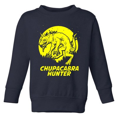 Chupacabra Hide & Seek Hunter Champion Cryptid Toddler Sweatshirt