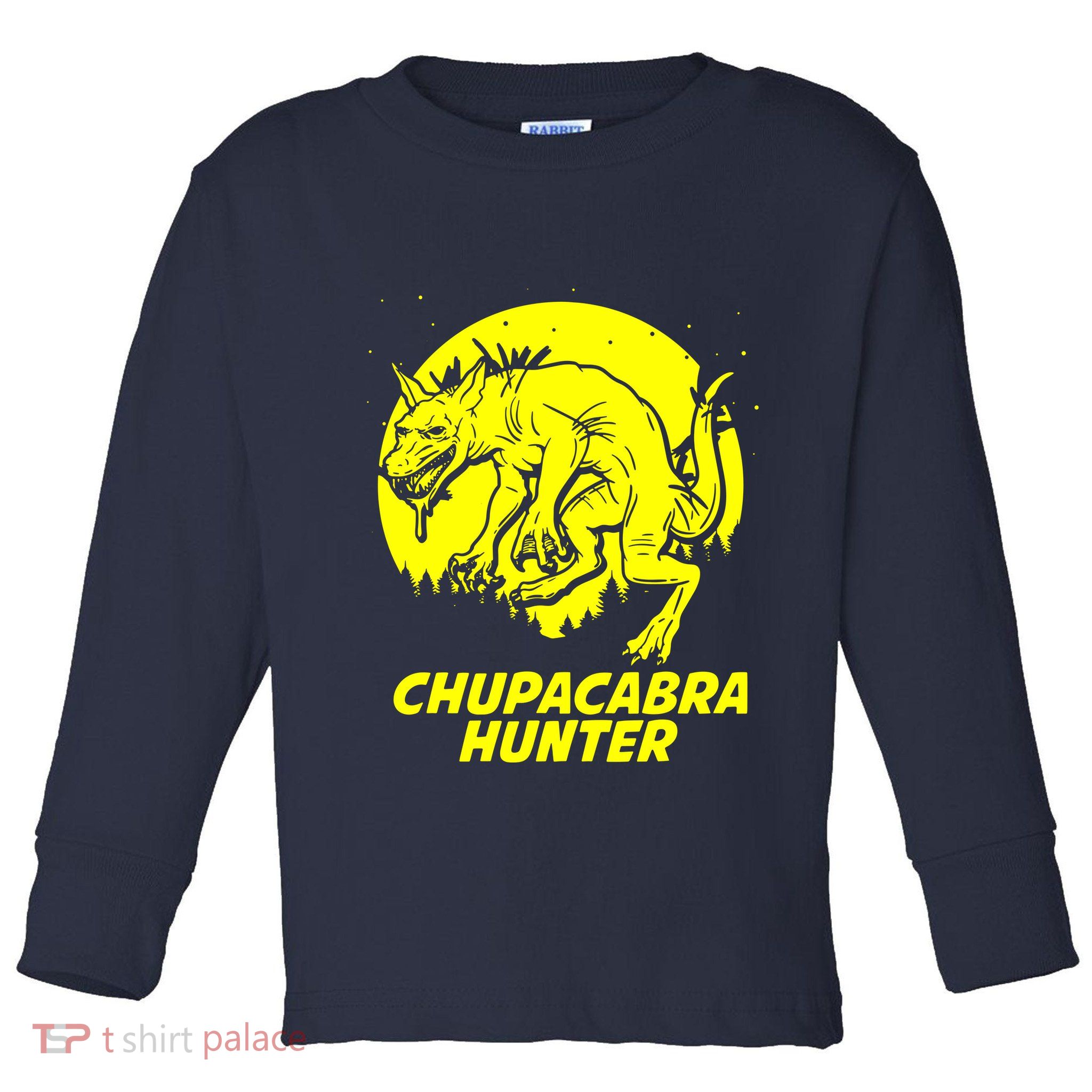 Chupacabra Hide & Seek Hunter Champion Cryptid Toddler Long Sleeve Shirt