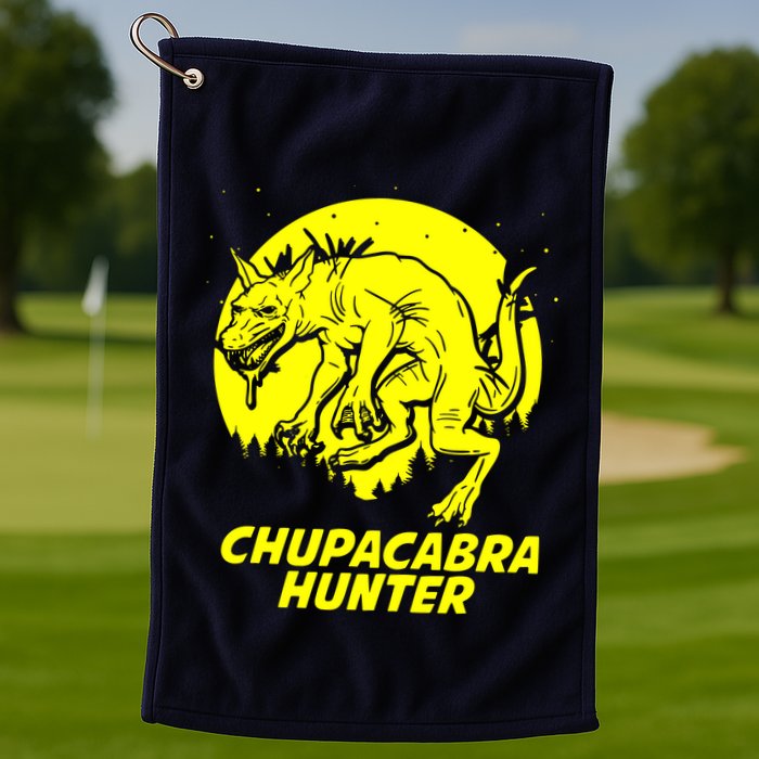 Chupacabra Hide & Seek Hunter Champion Cryptid Golf Towel