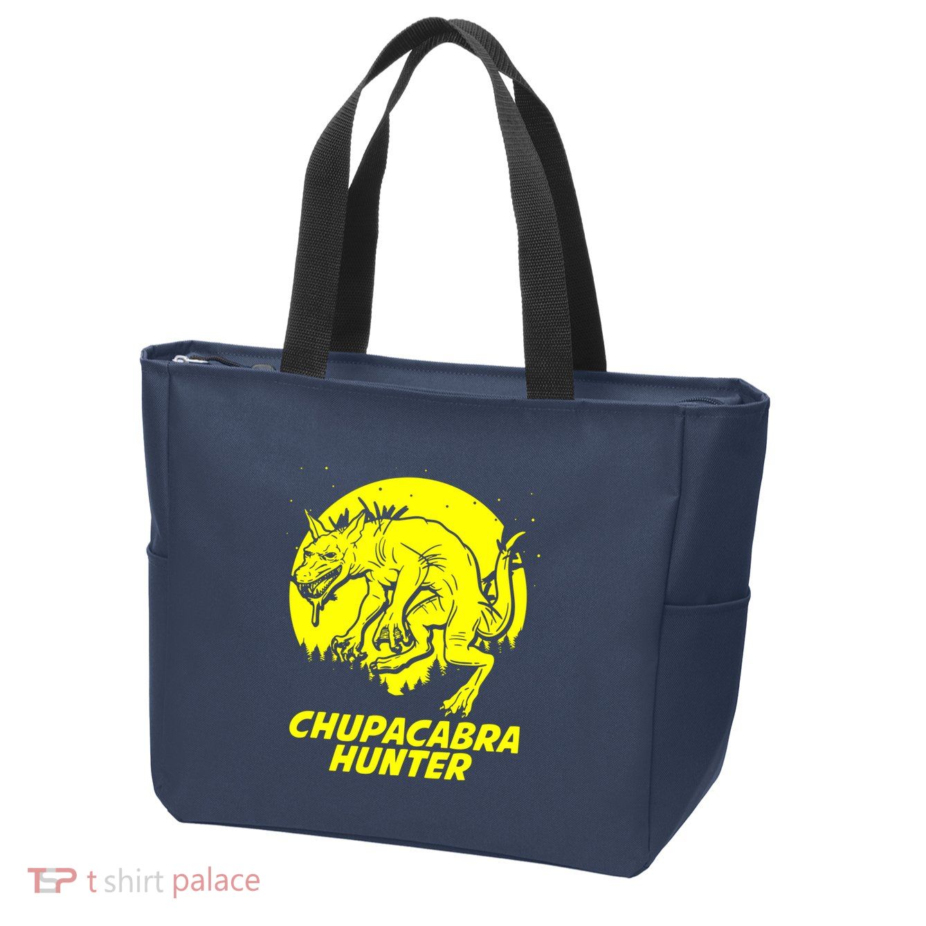 Chupacabra Hide & Seek Hunter Champion Cryptid Zip Tote Bag