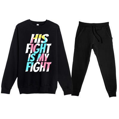 Cdh Hernia Support For Him Cdh Hernia Awareness Meaningful Gift Premium Crewneck Sweatsuit Set