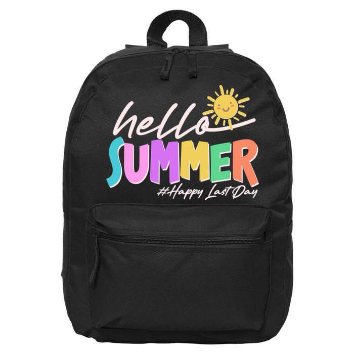 Cute Hello Summer #Happy Last Day 16 in Basic Backpack